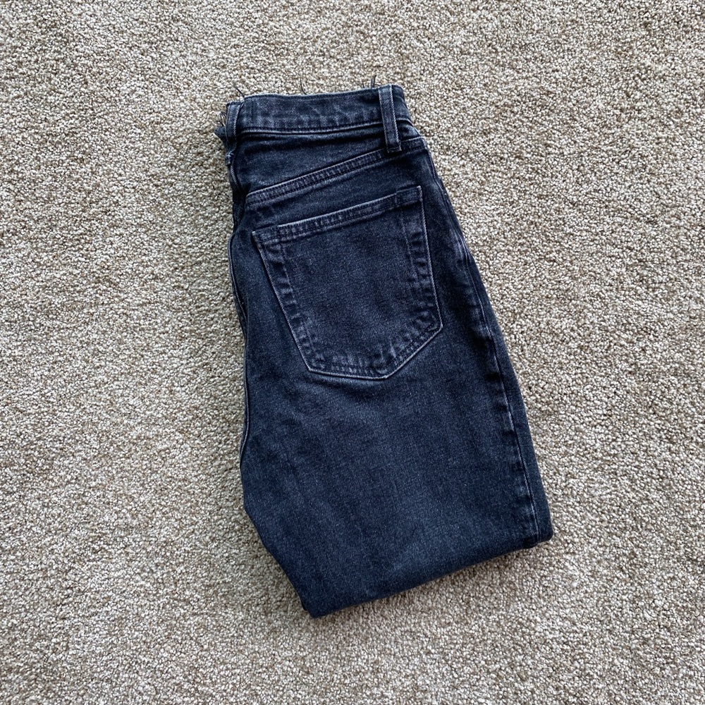 Abercrombie Curve Love Ultra High Rise Strait Jean - 26S
